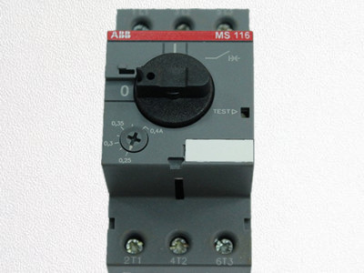 ABB电动机?；ざ下菲?MS116-0.4